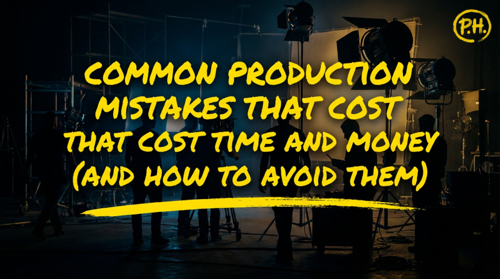 Common Production Mistakes That Cost Time and Money (And How to Avoid Them)