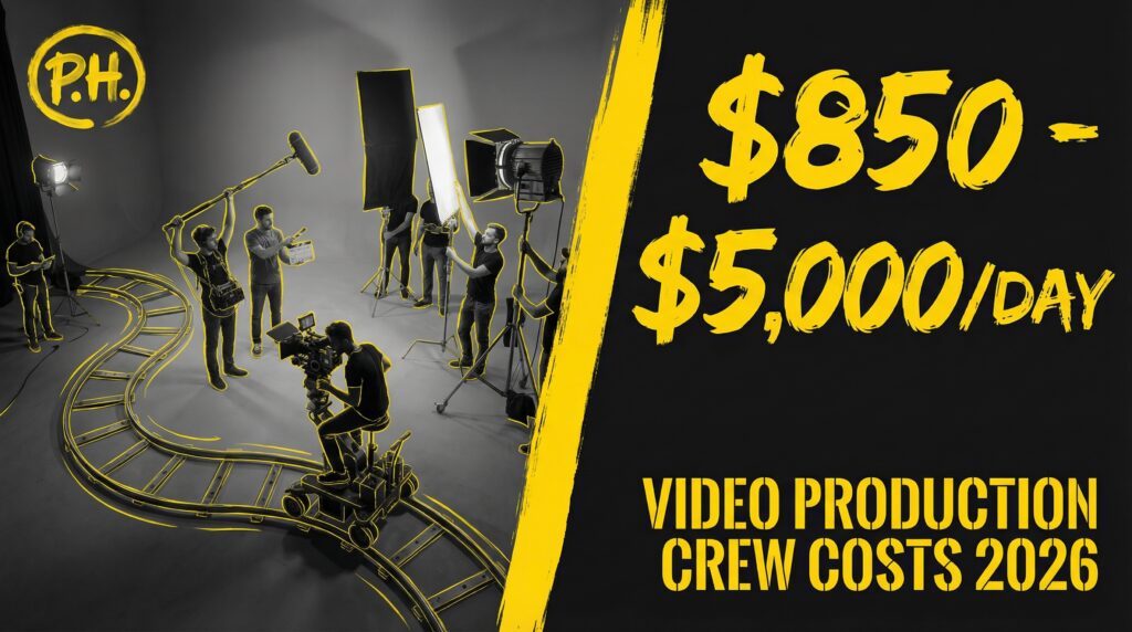 Video production crew cost breakdown 2026 — ProductionHelp.io