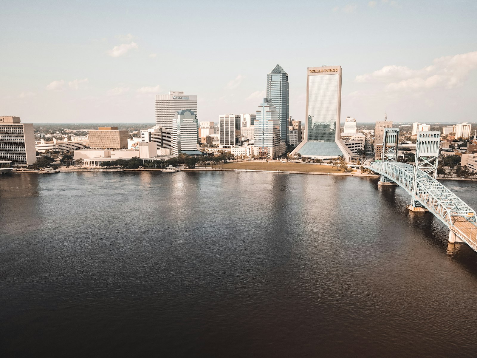 Downtown Jacksonville skyline across the St. Johns River