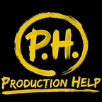 production help logo black